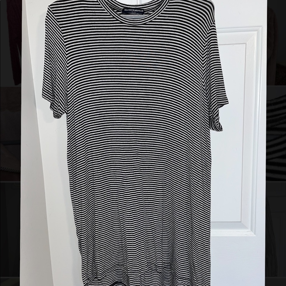 Stripped t shirt dress